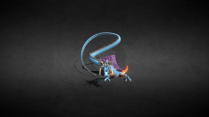 Kaido Dragon form OP 3D Model