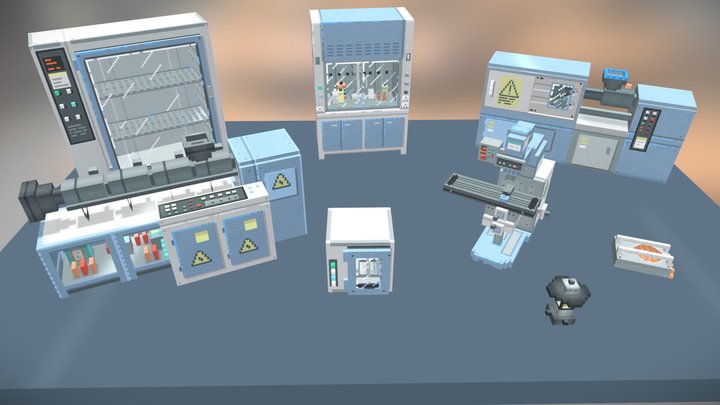 Polycraft World Mod | Assets 3D Model