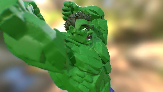 Hulk Sculpt Sketch 3D Model