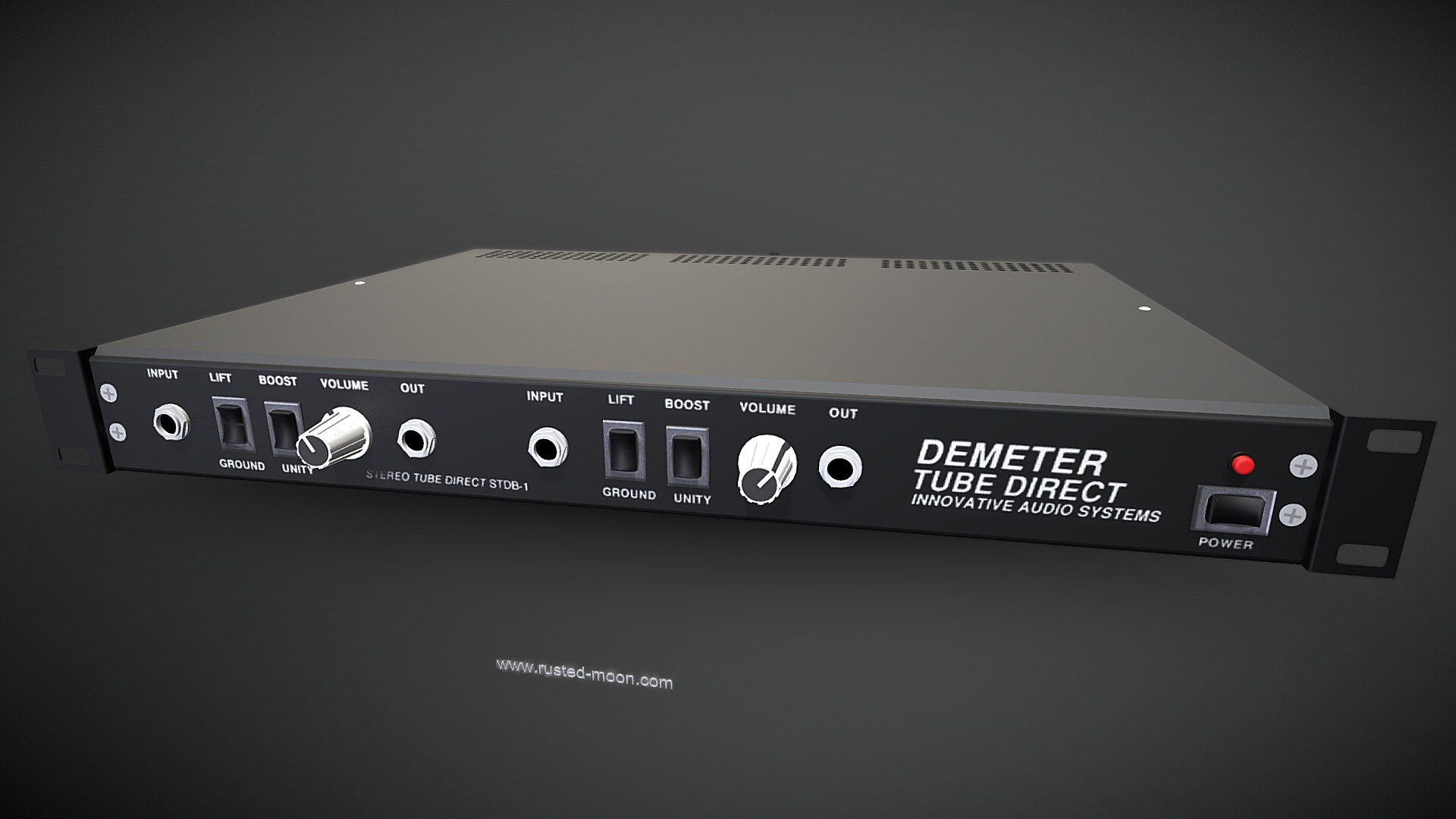 Demeter Tube Direct STDB-1 DI Box - 3D model by Rusted Moon  (@rusted-moon.com) [feaddb9]