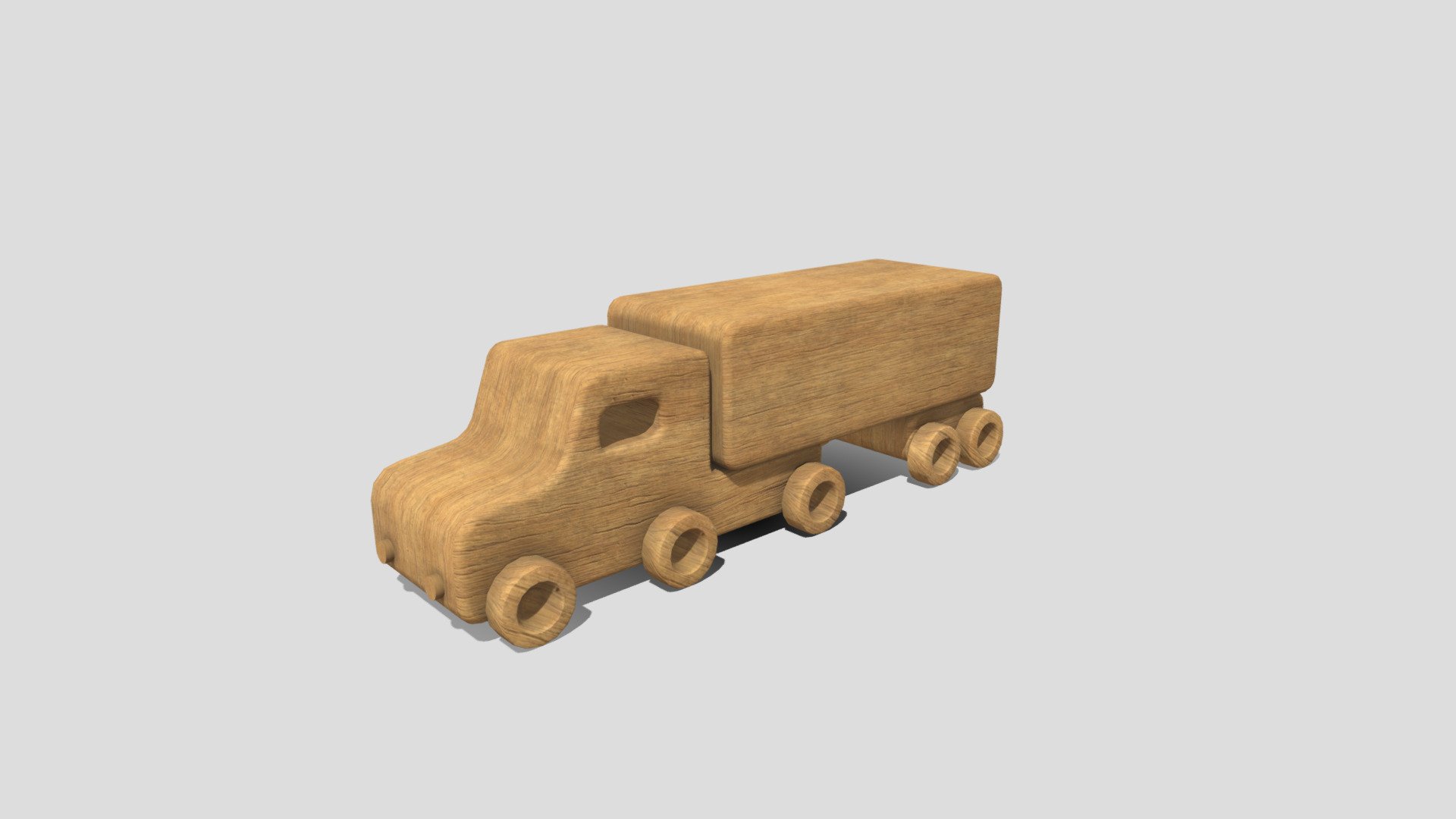 Wood truck toy