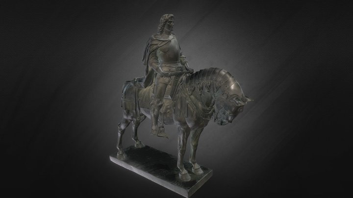 Fadrusz János - Mátyás király lovasszobra 3D Model