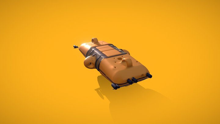 SpaceShip 3D Model