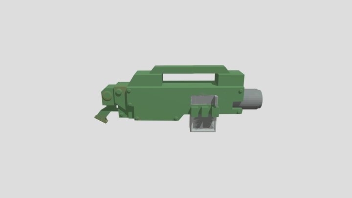 Heavy Bolter 3D Model