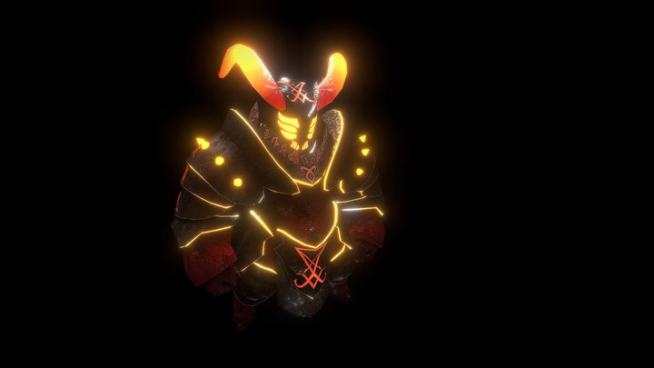 Chunky Knight 3D Model