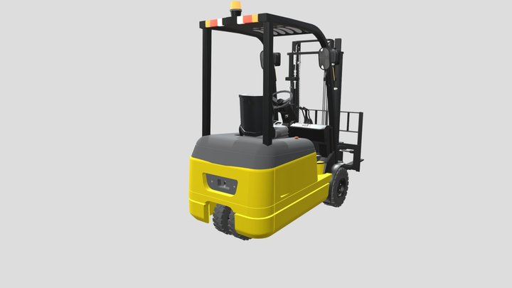 3wheelforklift 3D Model