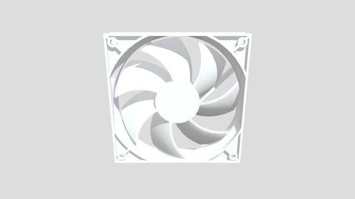 FM12025HSL TIDAR FAN (1) 3D Model