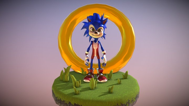 sonic 3D Model