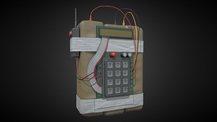 ExplosiveDeviceC4 3D Model