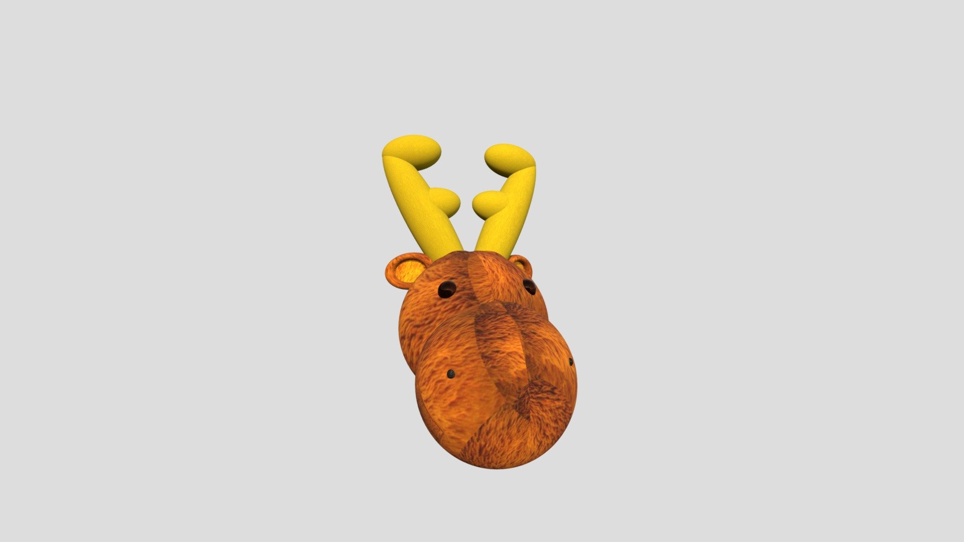 reindeer or elk head