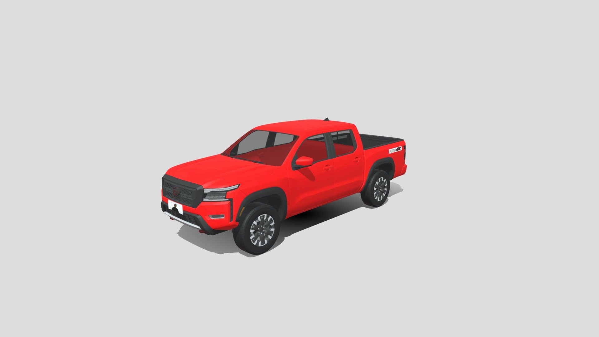 nissan frontier 3d model