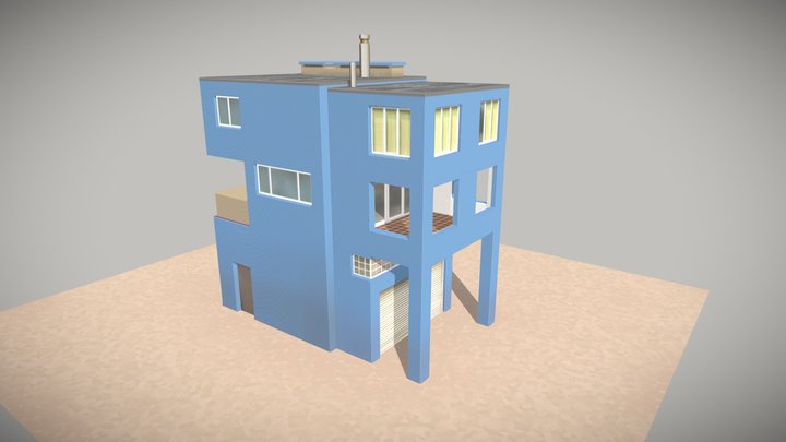 Building_low2 3D Model