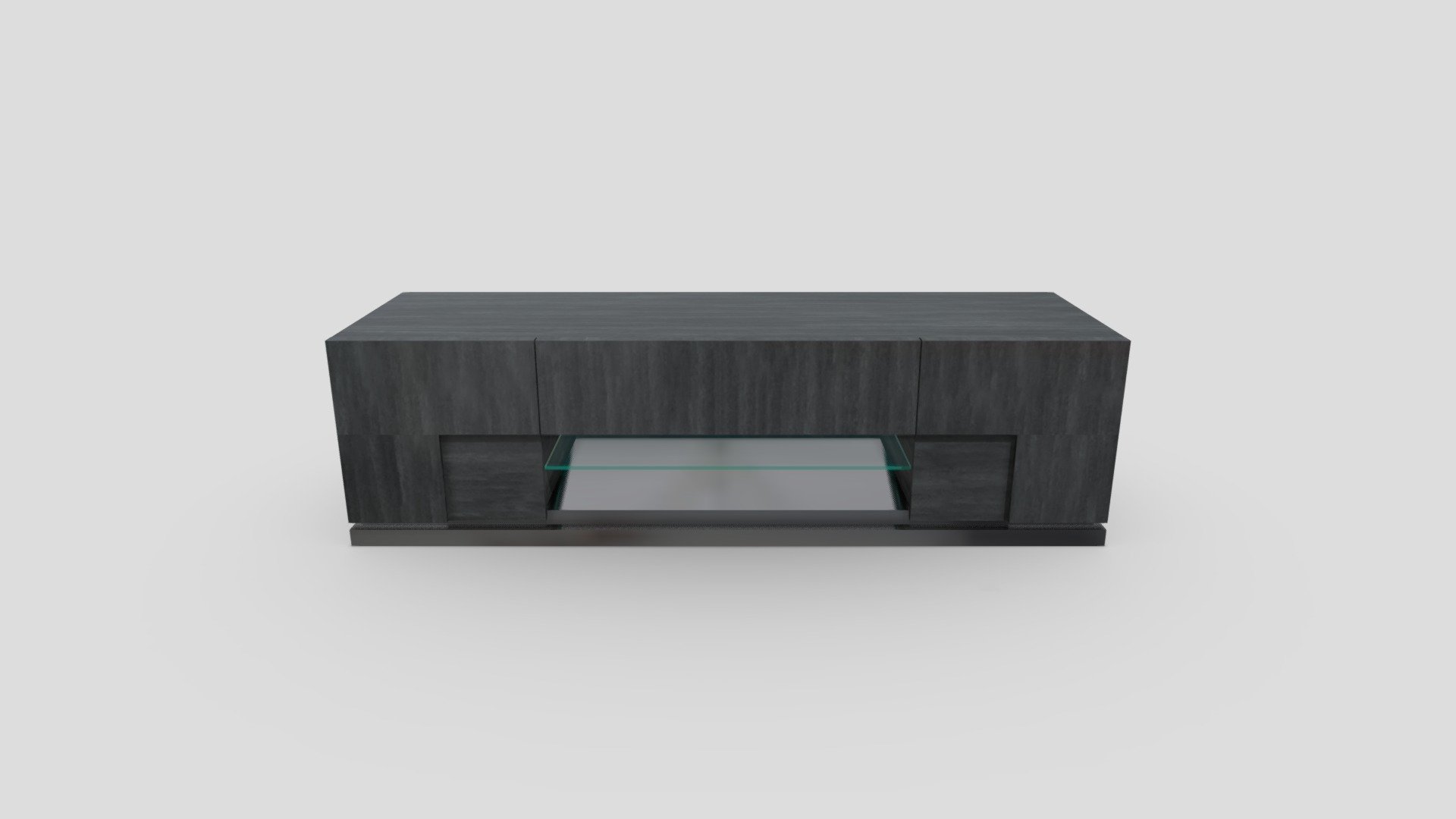 Bella Grigio TV Stand — Sketchfab embed 3D viewer