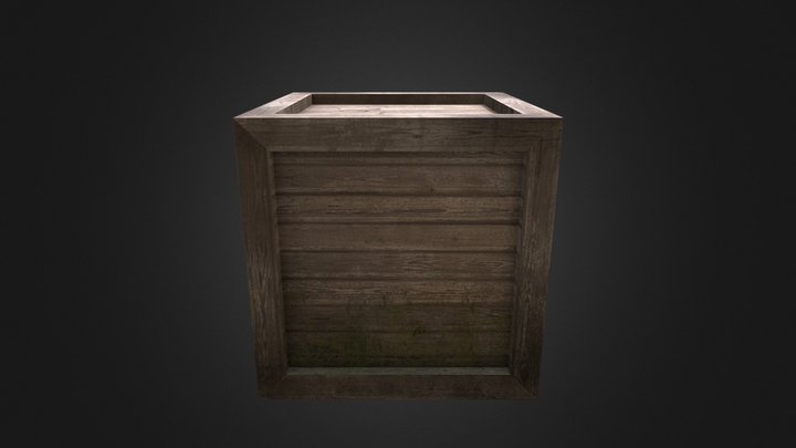 Crate 2 3D Model