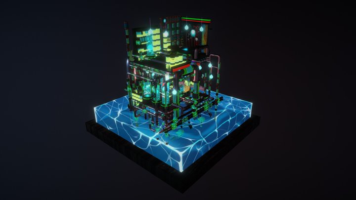 The Hidden Science Lab 3D Model