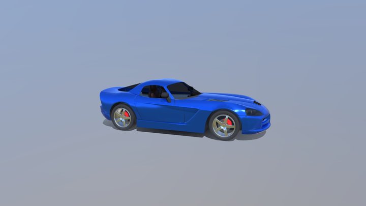 Dodge Viper, 2010 3D Model