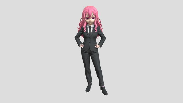 Hatsuki from x dimensions 3D Model