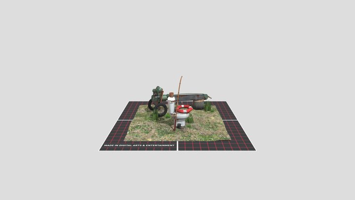 DAE 5 Finished props - FOREST LONER 3D Model