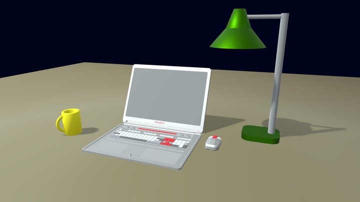 Laptop 3D Model