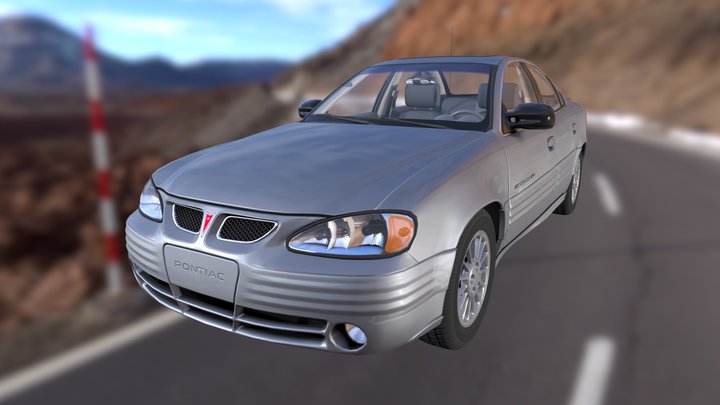 2001 Pontiac Grand Am 3D Model