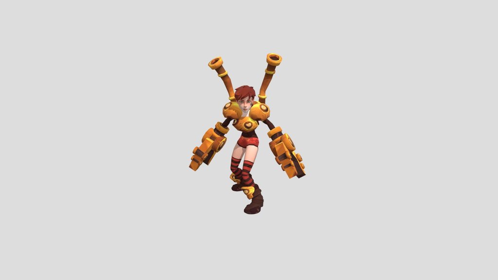 Ara from Ara and Chimera (PunkVerse Game Jam)