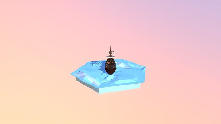 Pirates ship 3D Model