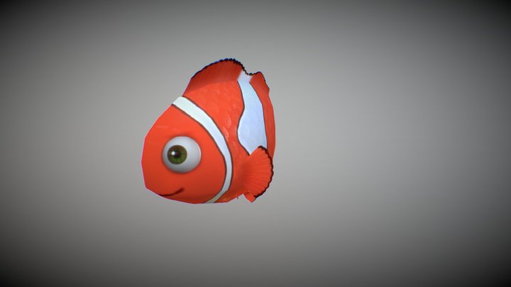 Clown fish 3D Model