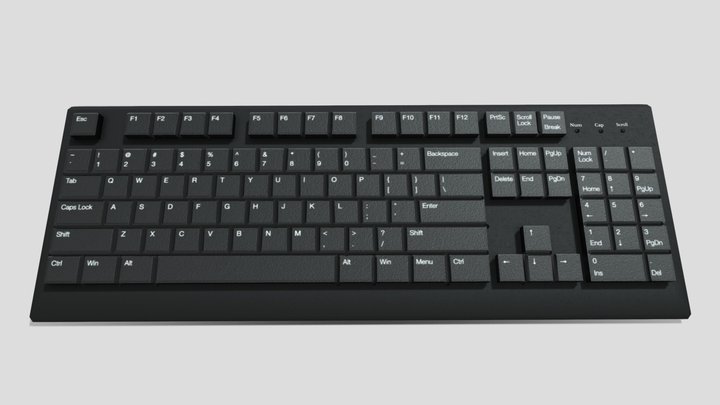 keyboard – Modello 3D gratuito STL