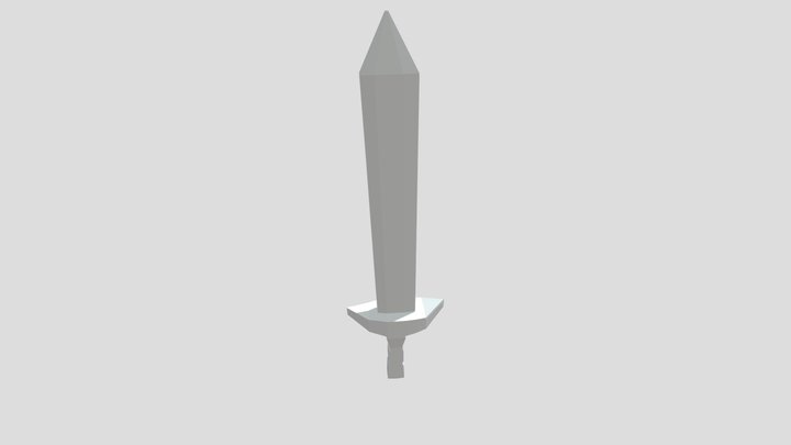 Low Poly Sword 3D Model 3D Model
