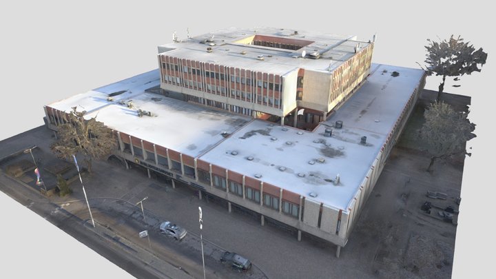 Karlstads stadsbibliotek 3D Model