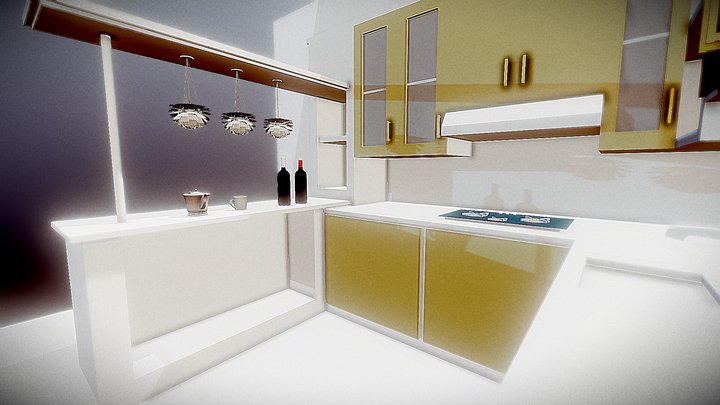 廚房 3D Model