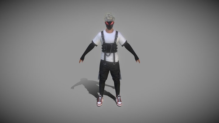 Free Fire 3D Model - Male 00 3D Model