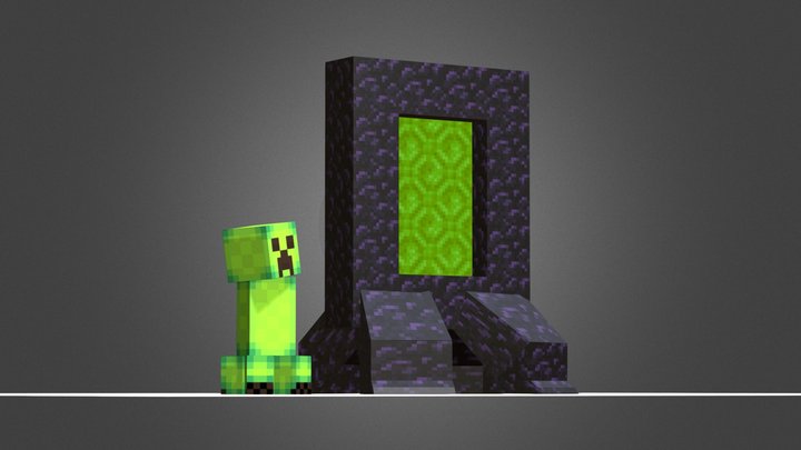 The Crether Portal 3D Model