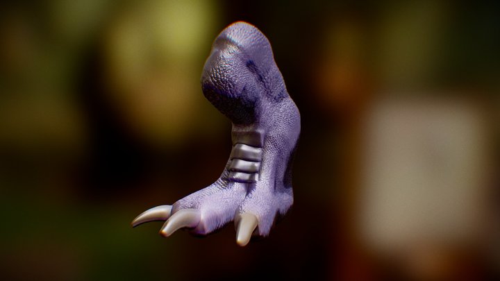 t rex foot 3D Model