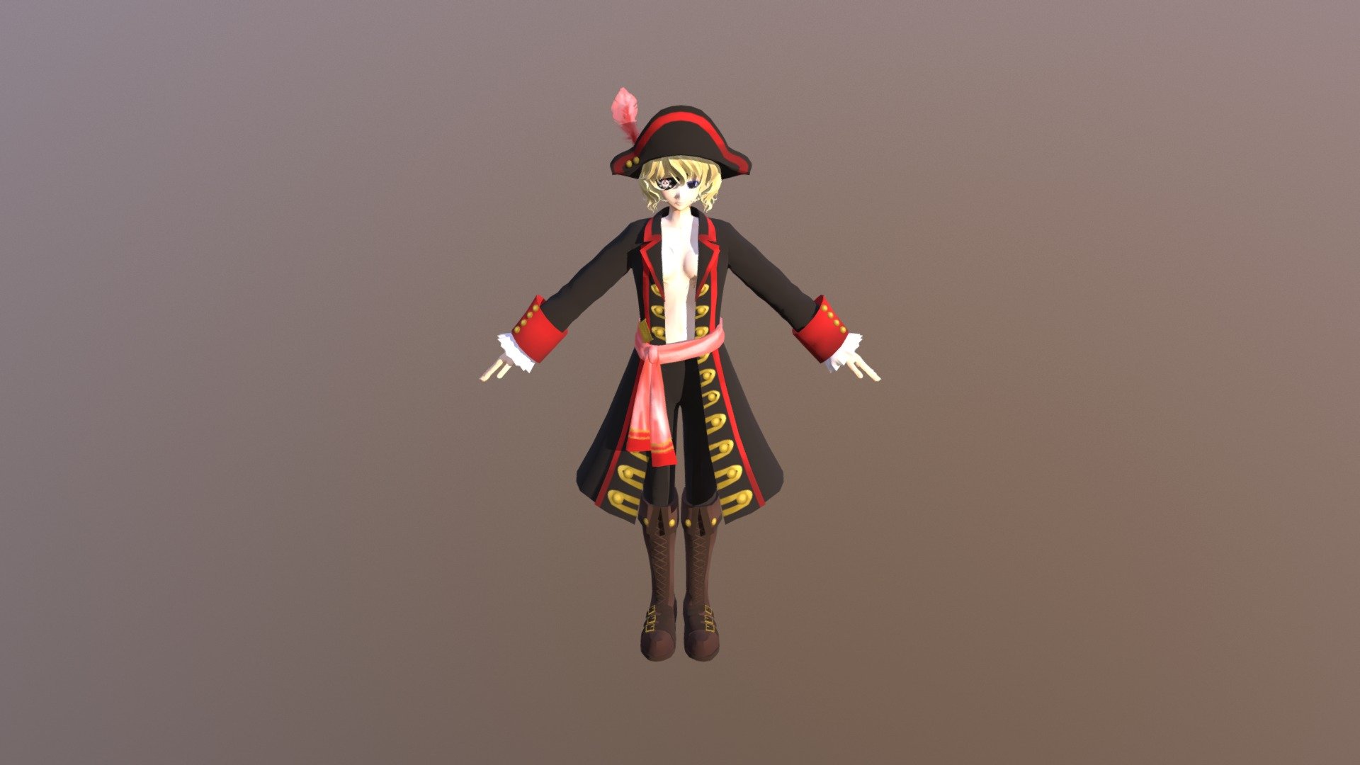 Pirate Girl Free Download Download Free 3d Model By 