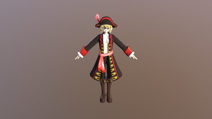 Pirate Girl - Free Download 3D Model