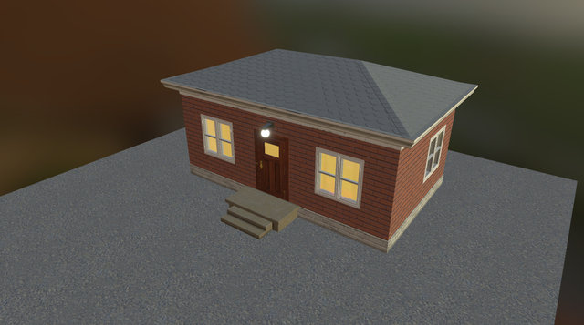 Diorama 3 - PBR Building 3D Model