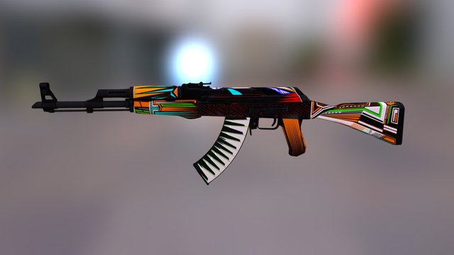 AK-47 | Declas 3D Model