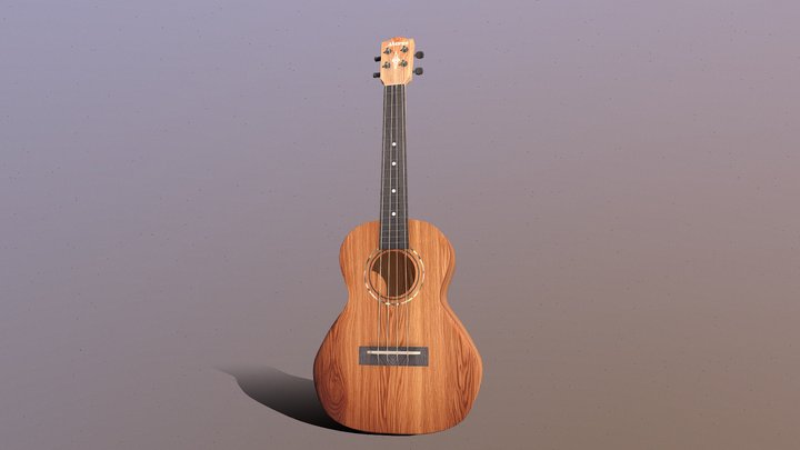 Ukulele 3D Model