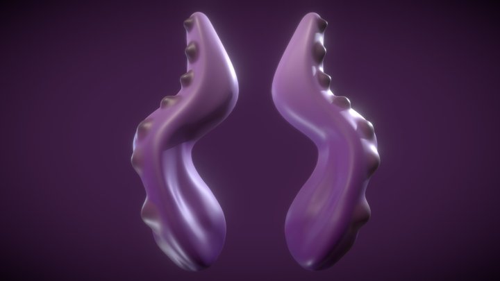 Octo-Horns 3D Model