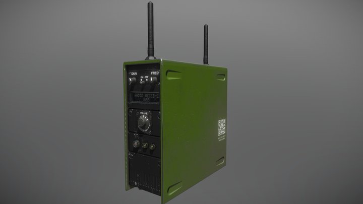 Radio Receiver G221 3D Model