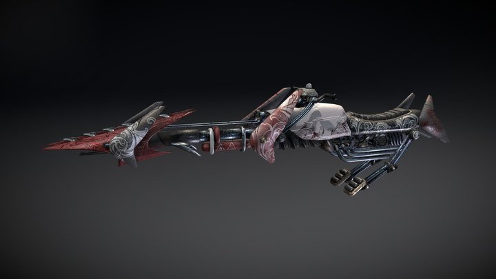 Gazelle Hover-bike 3D Model