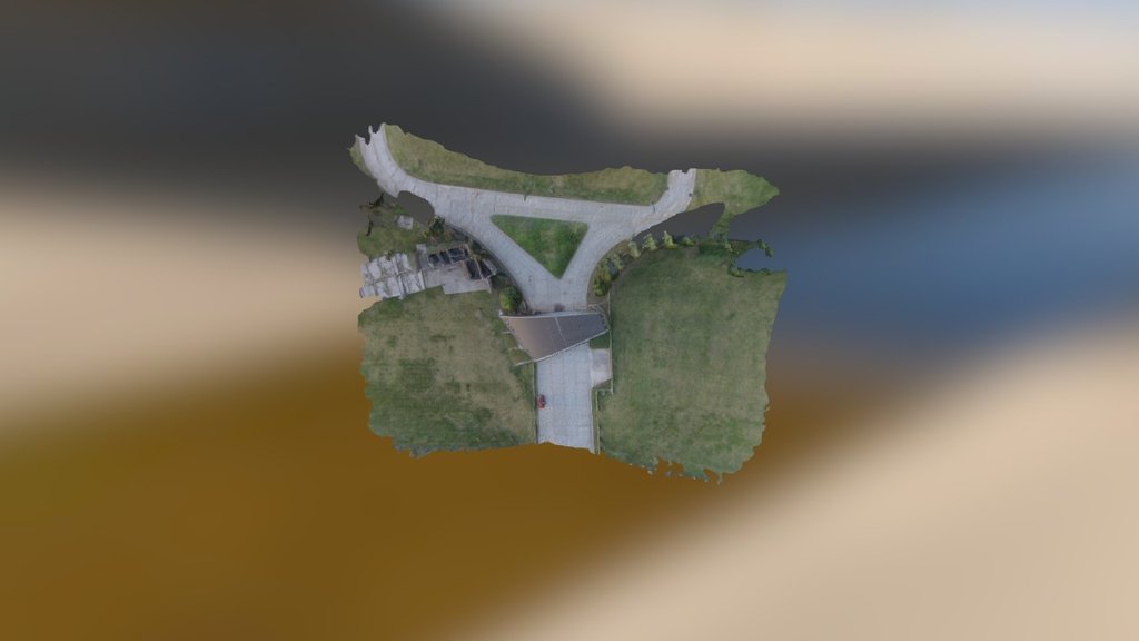La Cite Simplified 3d Mesh