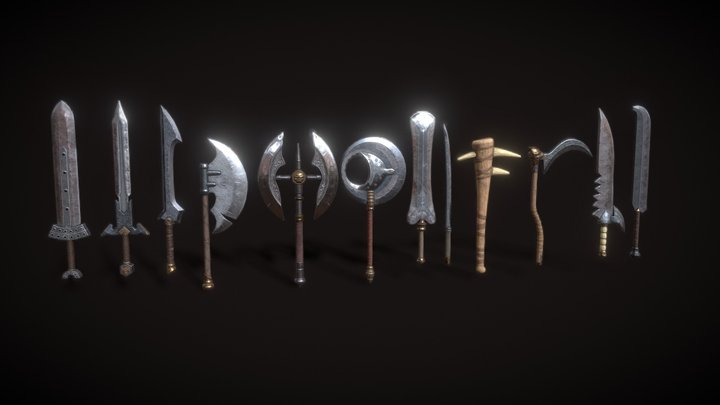 Barbarian Set - 3D model by zilbeerman [fec3b82] - Sketchfab