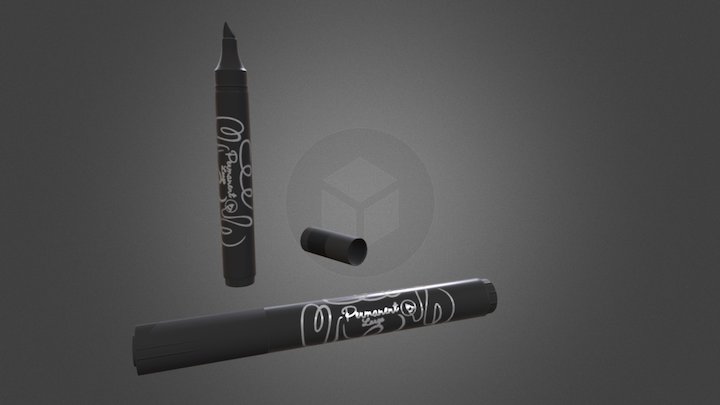 Pen_Permanent_Large 3D Model