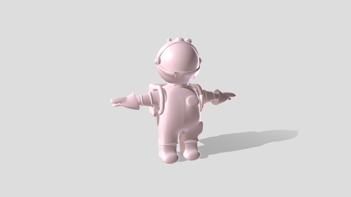 Modello 3D Casco da astronauta 08 - Alluminio bianco - Character Design  Fashion - TurboSquid 1753833