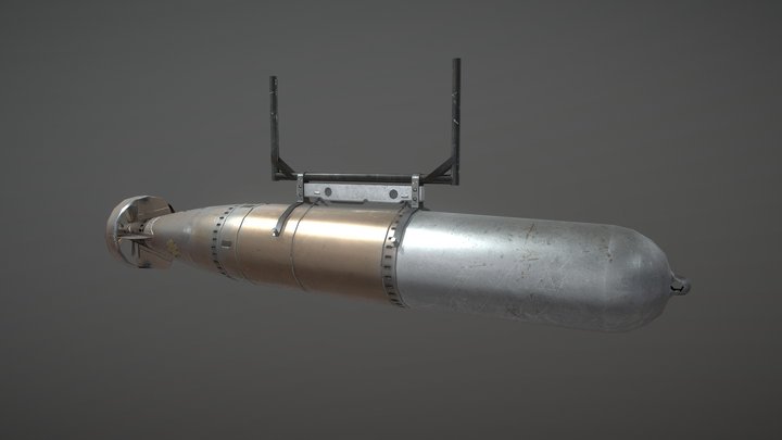 US Torpedo MARK13-2 3D Model