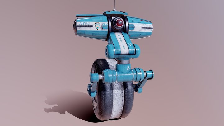 Riding robot ( #RobotTextureChallenge) 3D Model