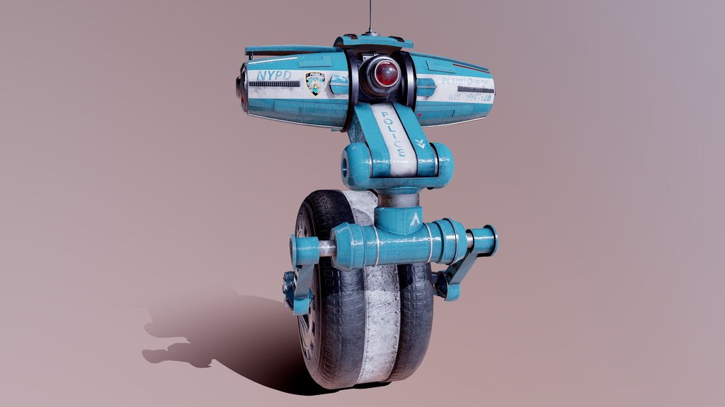 Riding robot ( #RobotTextureChallenge)