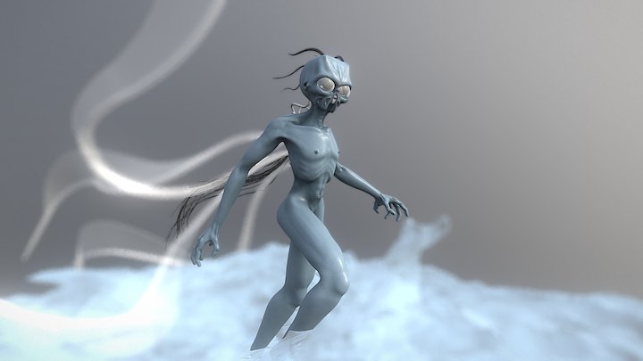 Waterfly Fairy 3D Model